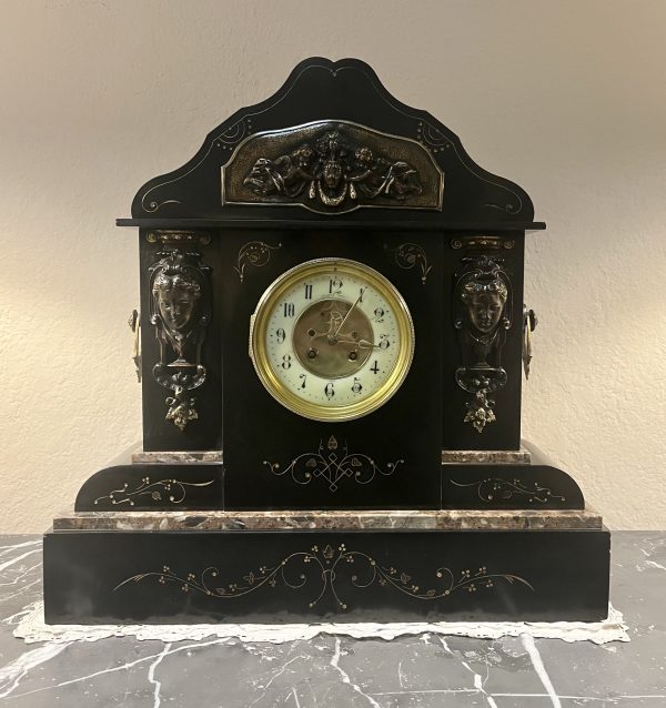 Victorian Marble Mantel Clock