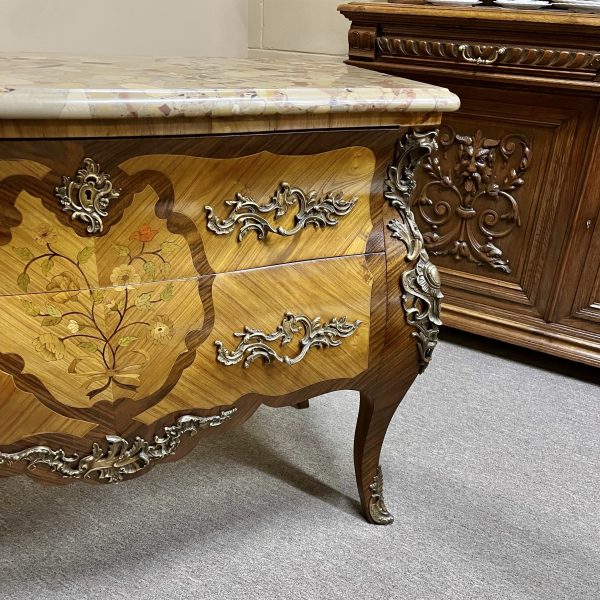 French Parisian Marquetry Commode