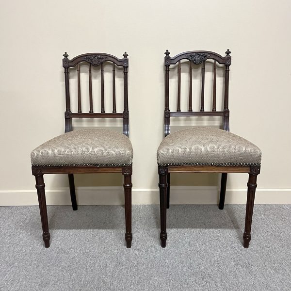 Fine French Mahogany Chair - 2 Available