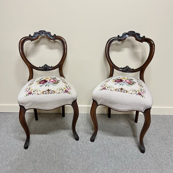 A Fine Walnut Victorian Chair - 3 Available