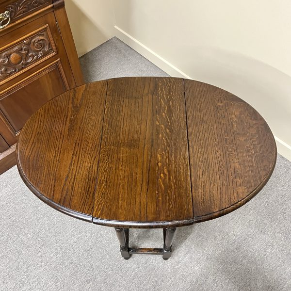 1920's Small Oak Gateleg Table