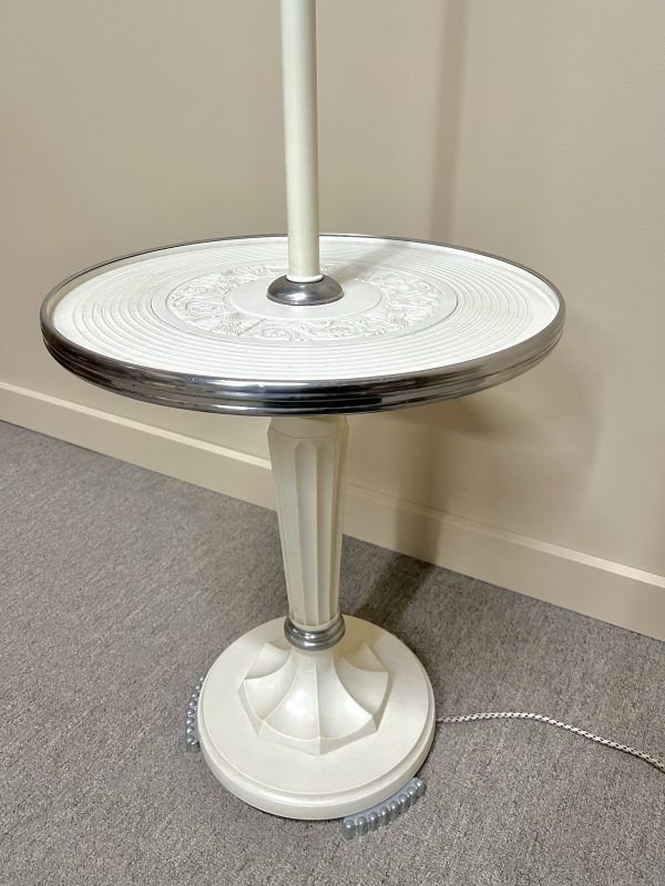 Art Deco Bakelite Floor Lamp Table