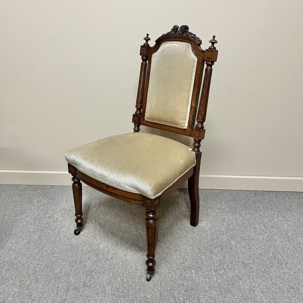 Set of 4 French Walnut Chairs