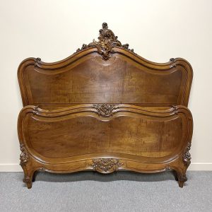 19th Century French Louis XV Style Queen Size Bed