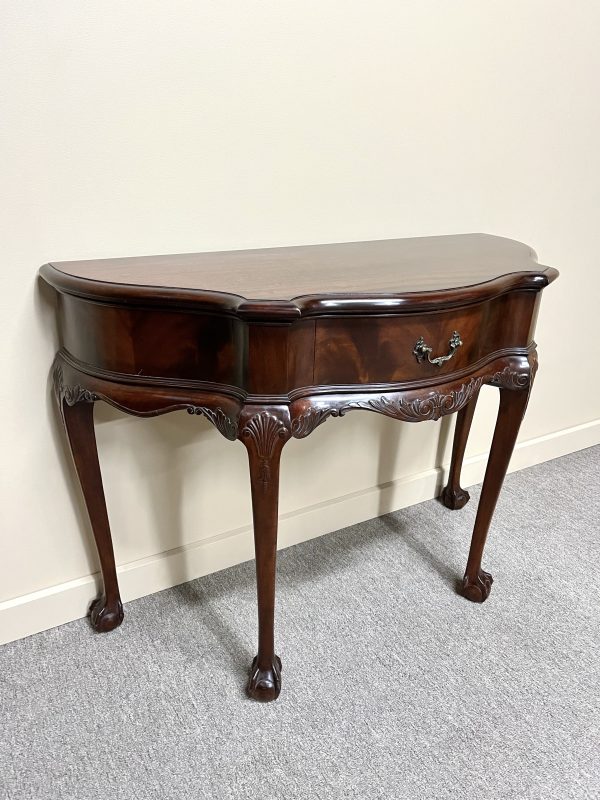 Mahogany Chippendale Style Hall Table