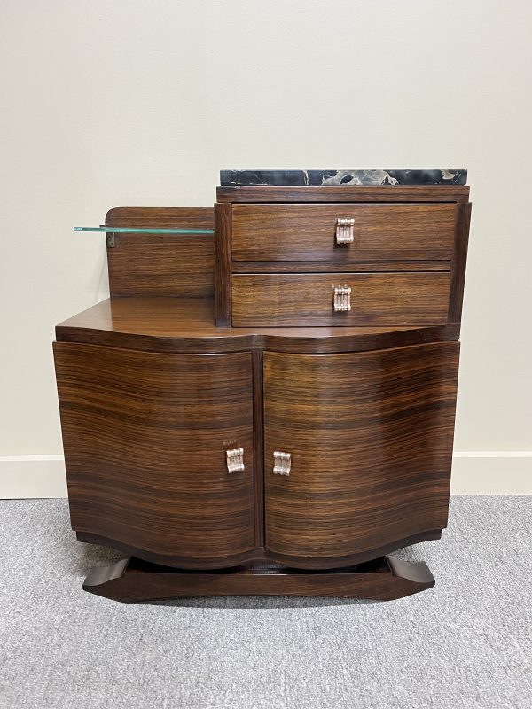 Fine Pair of French Art Deco Bedsides