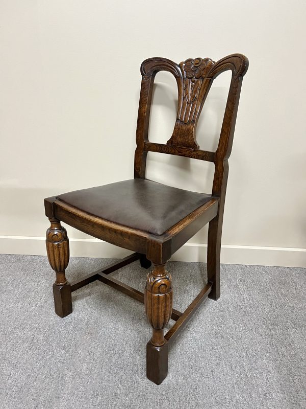 1920's Oak Occasional Chair