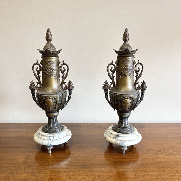 Pair of French Antique Urns