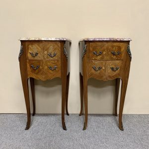 Pair of French Louis XV Style Bedsides