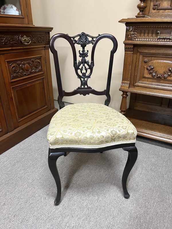 English Mahogany Occasional Chair