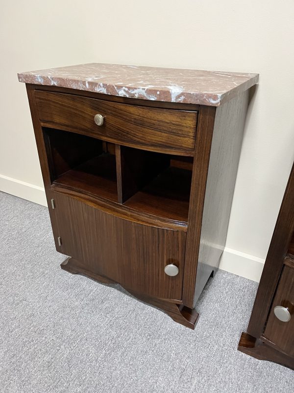 Pair of French Art Deco Bedsides, c.1930