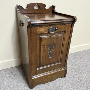 Edwardian Oak Coal Scuttle