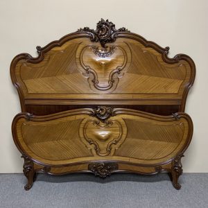 French Walnut Queen Size Bed