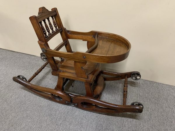 Antique Edwardian High Chair, c.1900