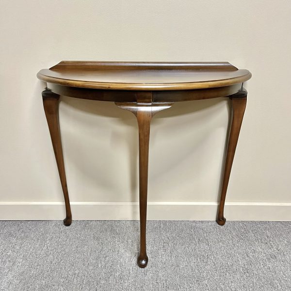 1920's Half Round Hall Table