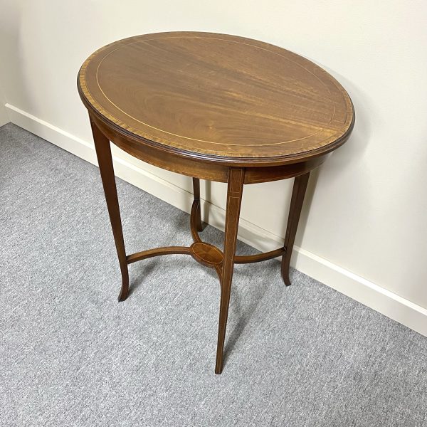 Oval Sheraton Revival Table, c.1905