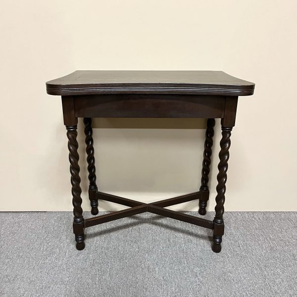 Oak Jacobean Style Foldover Table c.1920