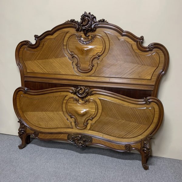 French Walnut Queen Size Bed