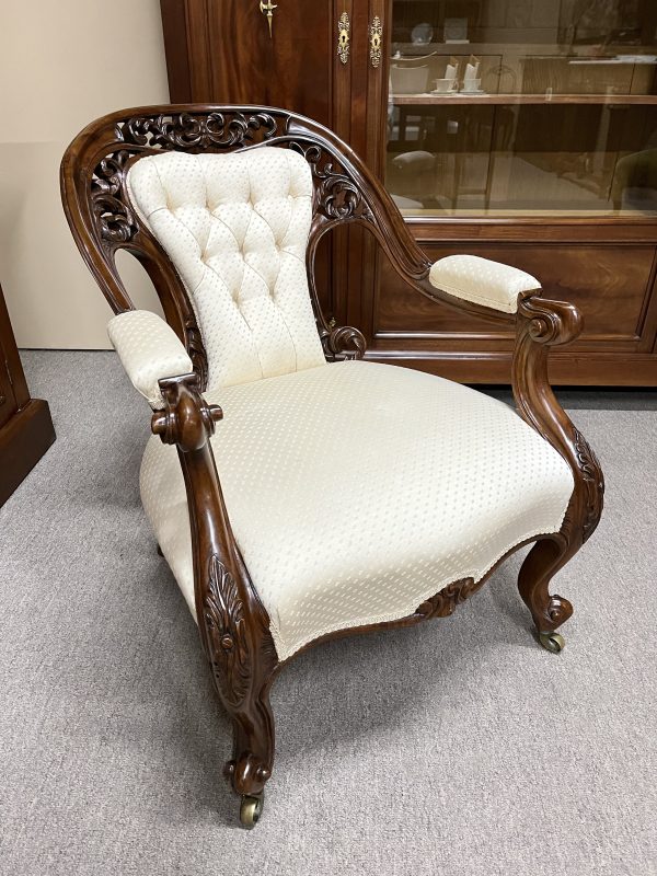 Fine 19th Century Walnut Armchair