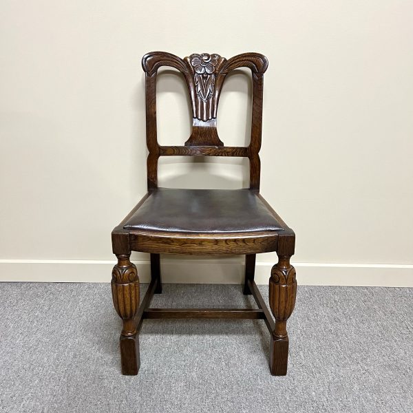 1920's Oak Occasional Chair