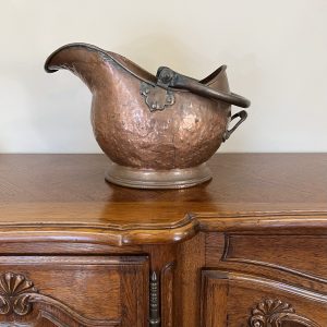 19th Century Copper Scuttle