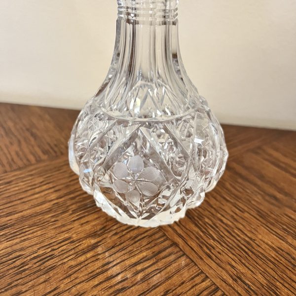 Vintage Cut Crystal Perfume Bottle