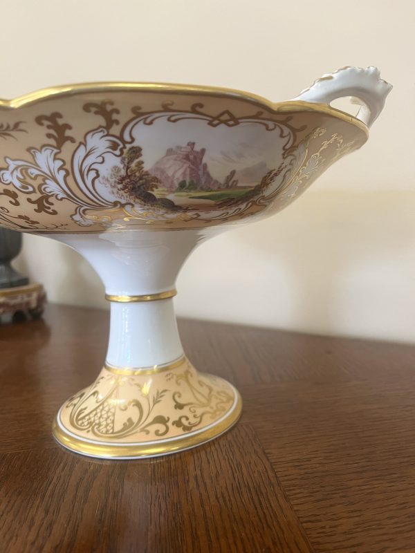 Coalport Rococo Revival Comport c.1835