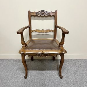 French Cherrywood Armchair / Desk Chair