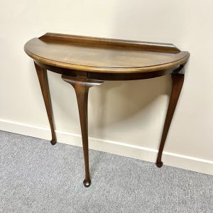 1920's Half Round Hall Table