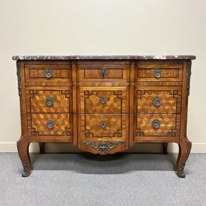 19th Century French Louis XV-XVI Transitional Style Commode