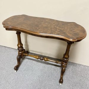 19th Century English Burr Walnut Table
