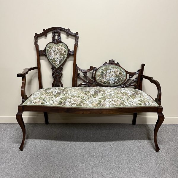 Edwardian Walnut Settee