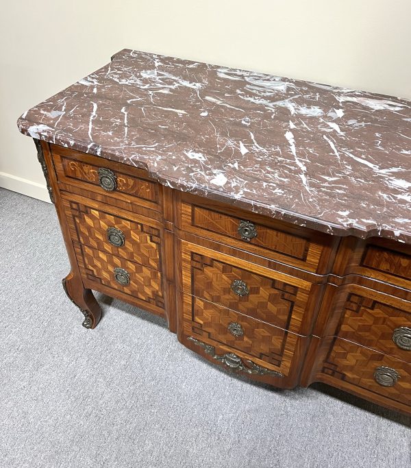 19th Century French Louis XV-XVI Transitional Style Commode