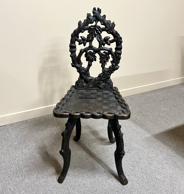 19th Century Black Forest Chair