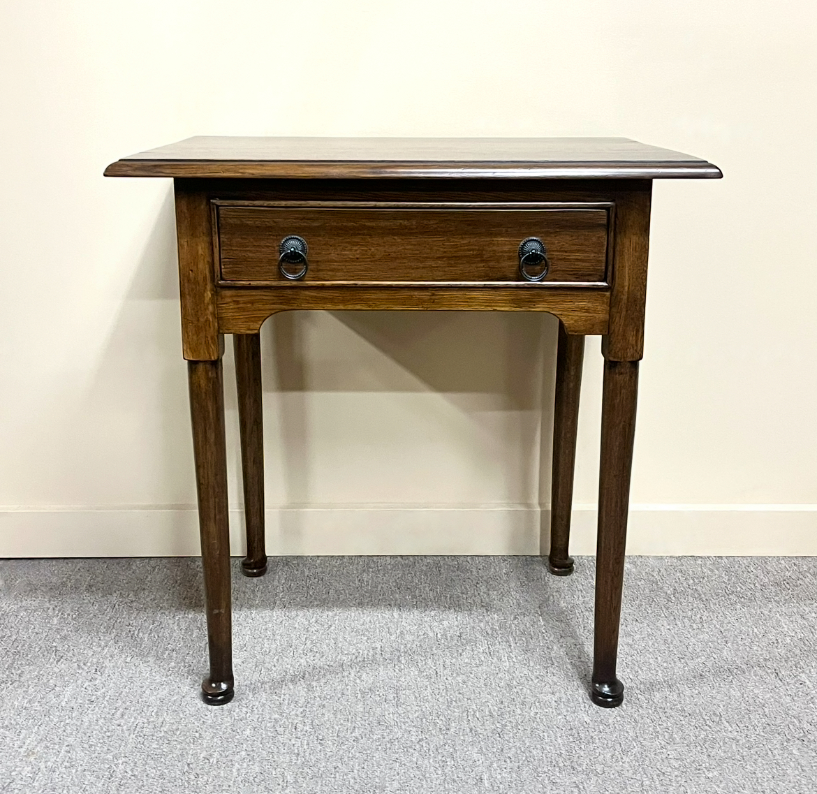 Vintage English Oak Side Table Vintage English Oak Side Table