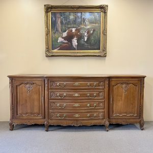 French Louis XV Style Oak Buffet c.1920 French Louis XV Style Oak Buffet c.1920