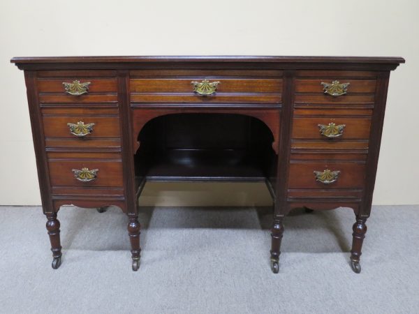 Edwardian Walnut Desk, c.1910