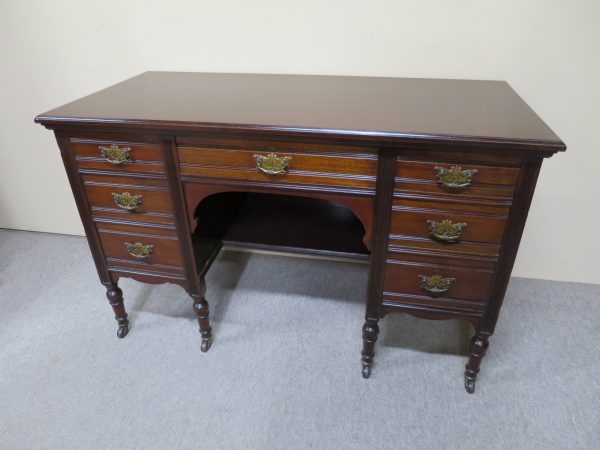 Edwardian Walnut Desk, c.1910