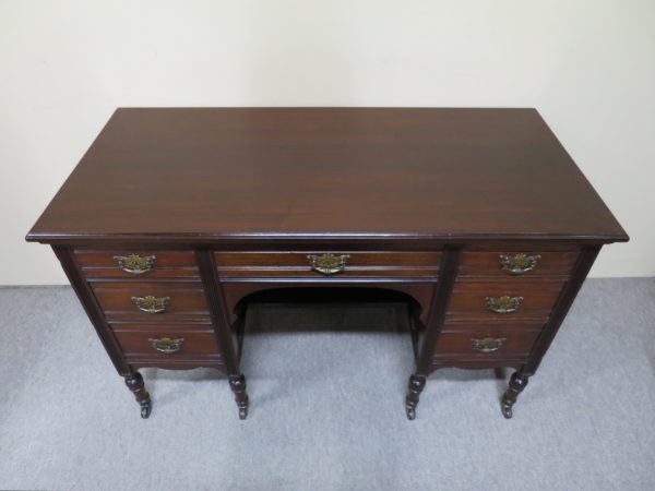 Edwardian Walnut Desk, c.1910