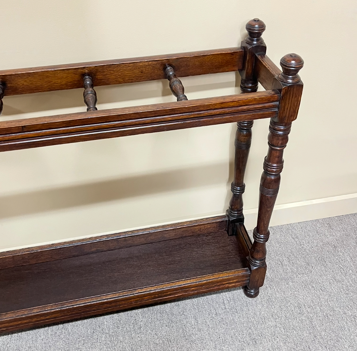 Late Victorian Oak Umbrella Stand Late Victorian Oak Umbrella Stand