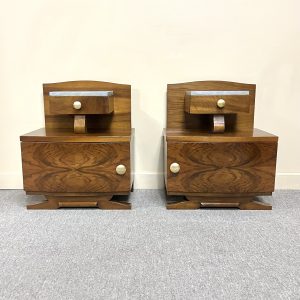 Pair of French Art Deco Beside Cabinets Pair of French Art Deco Beside Cabinets