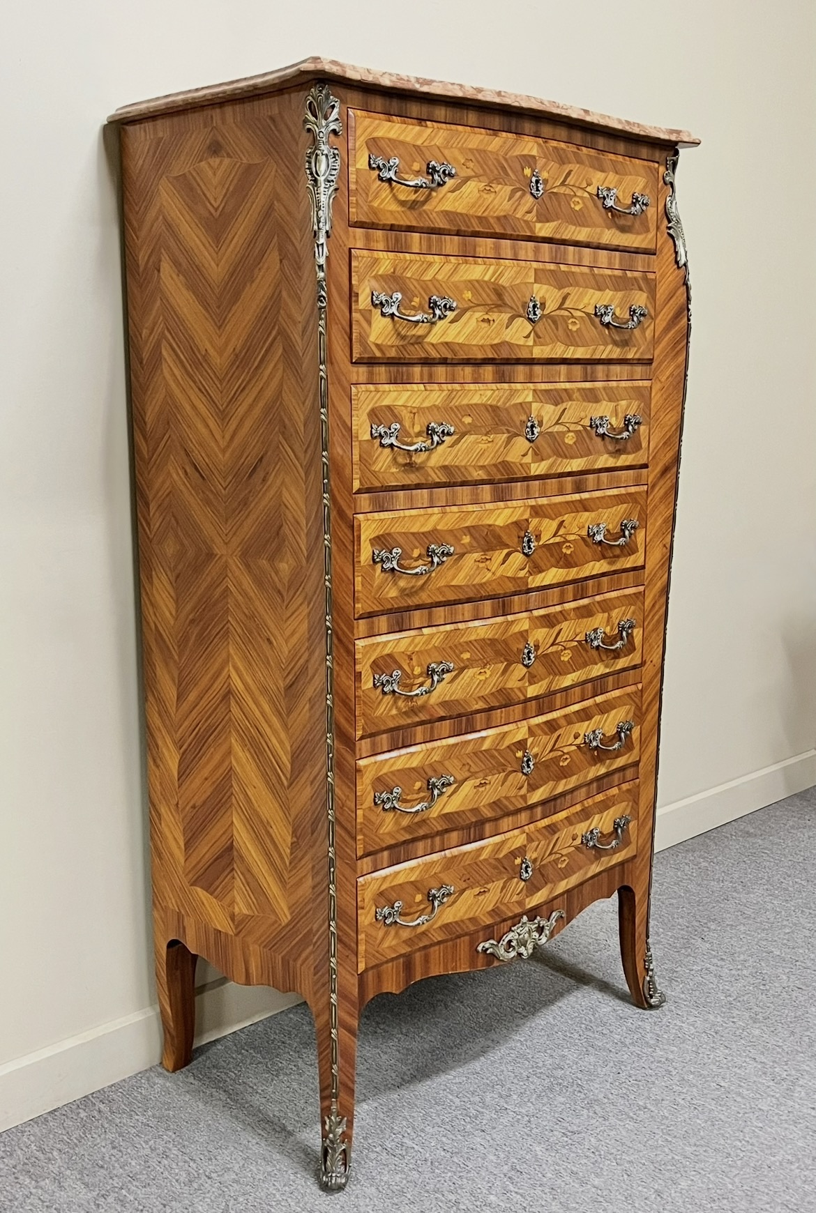 Vintage Louis XV Style Semainier Vintage Louis XV Style Semainier