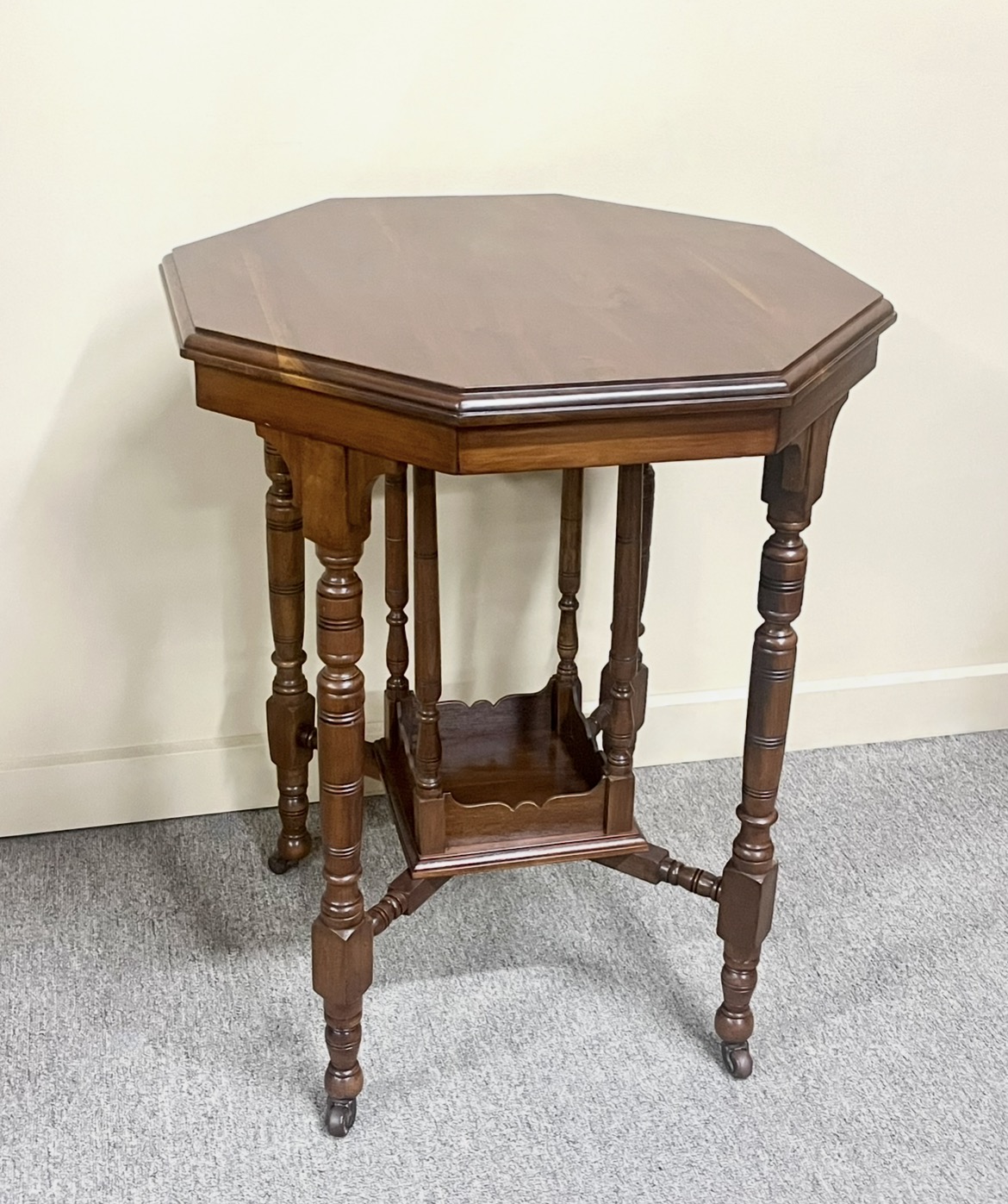 Late Victorian Aesthetic Movement Walnut Table Late Victorian Aesthetic Movement Walnut Table