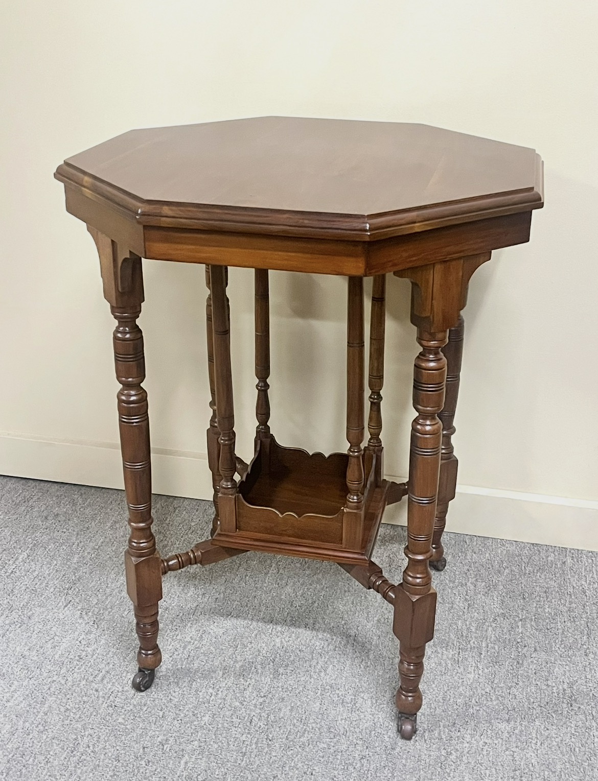 Late Victorian Aesthetic Movement Walnut Table Late Victorian Aesthetic Movement Walnut Table