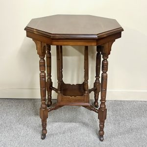 Late Victorian Aesthetic Movement Walnut Table Late Victorian Aesthetic Movement Walnut Table