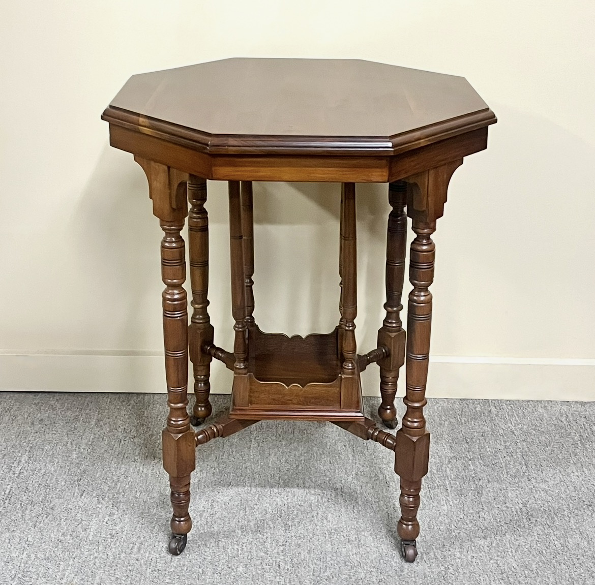 Late Victorian Aesthetic Movement Walnut Table Late Victorian Aesthetic Movement Walnut Table