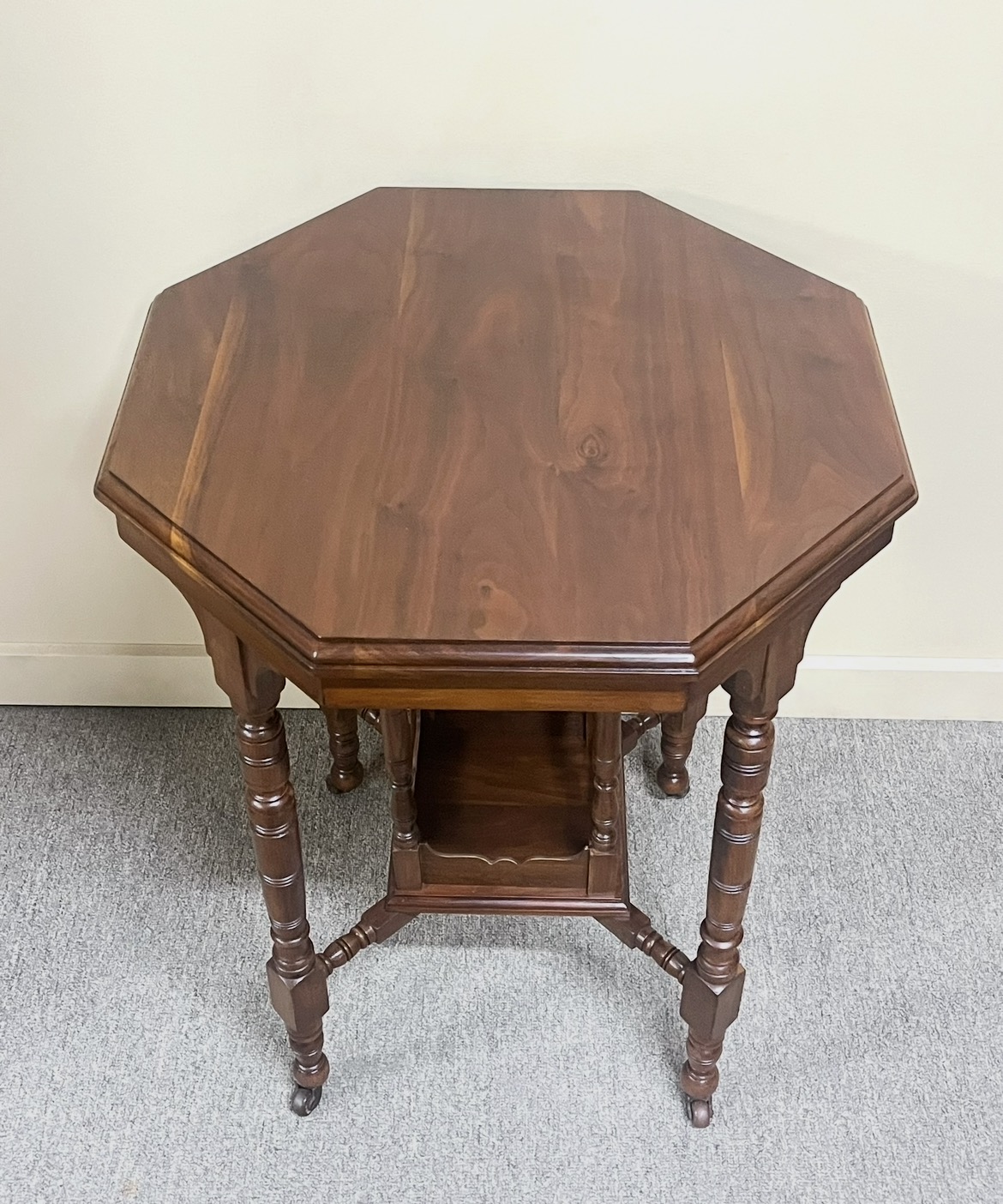 Late Victorian Aesthetic Movement Walnut Table Late Victorian Aesthetic Movement Walnut Table