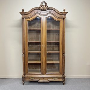 French Walnut Louis XVI Style Bookcase c.1890 French Walnut Louis XVI Style Bookcase c.1890