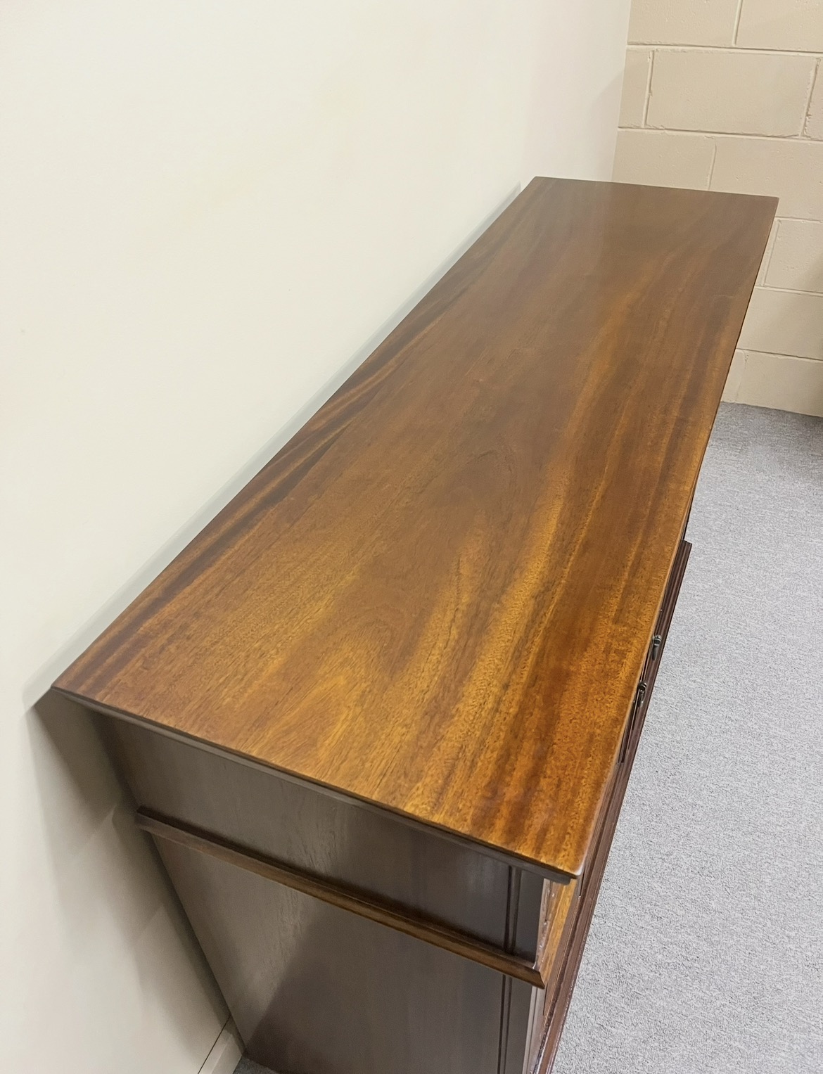 English Arts & Crafts Walnut Sideboard English Arts & Crafts Walnut Sideboard