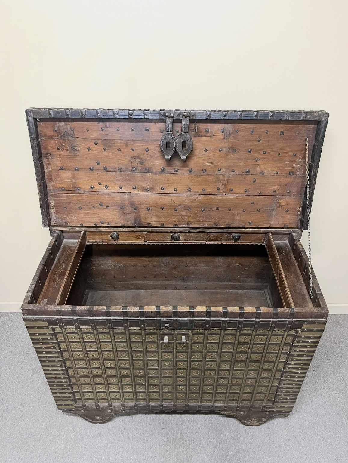 19th Century Indian Pitara Chest 19th Century Indian Pitara Chest
